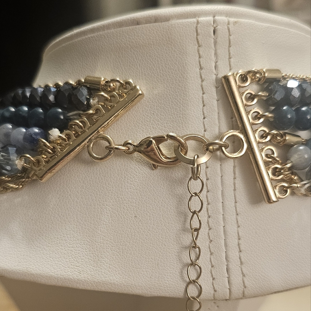 Vintage Elegant Multi Strand Statement Necklace. - image 4